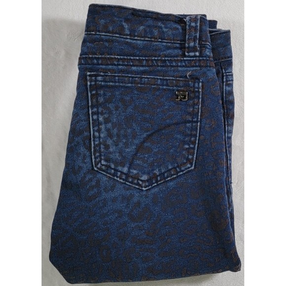 Joe's Jeans Other - JOE'S JEANS Girls Size 12 Leopard Brown Velvet Skinny Slim Fit Legging Pants